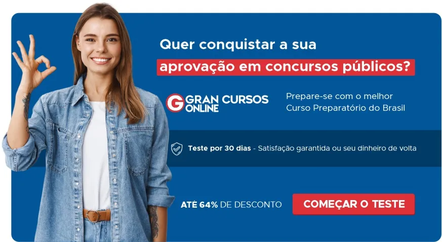 Assinatura concurso preparatório Gran Cursos Online